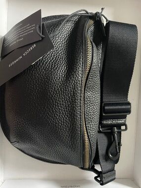Rebecca Minkoff Black Leather Sling Bag NWT